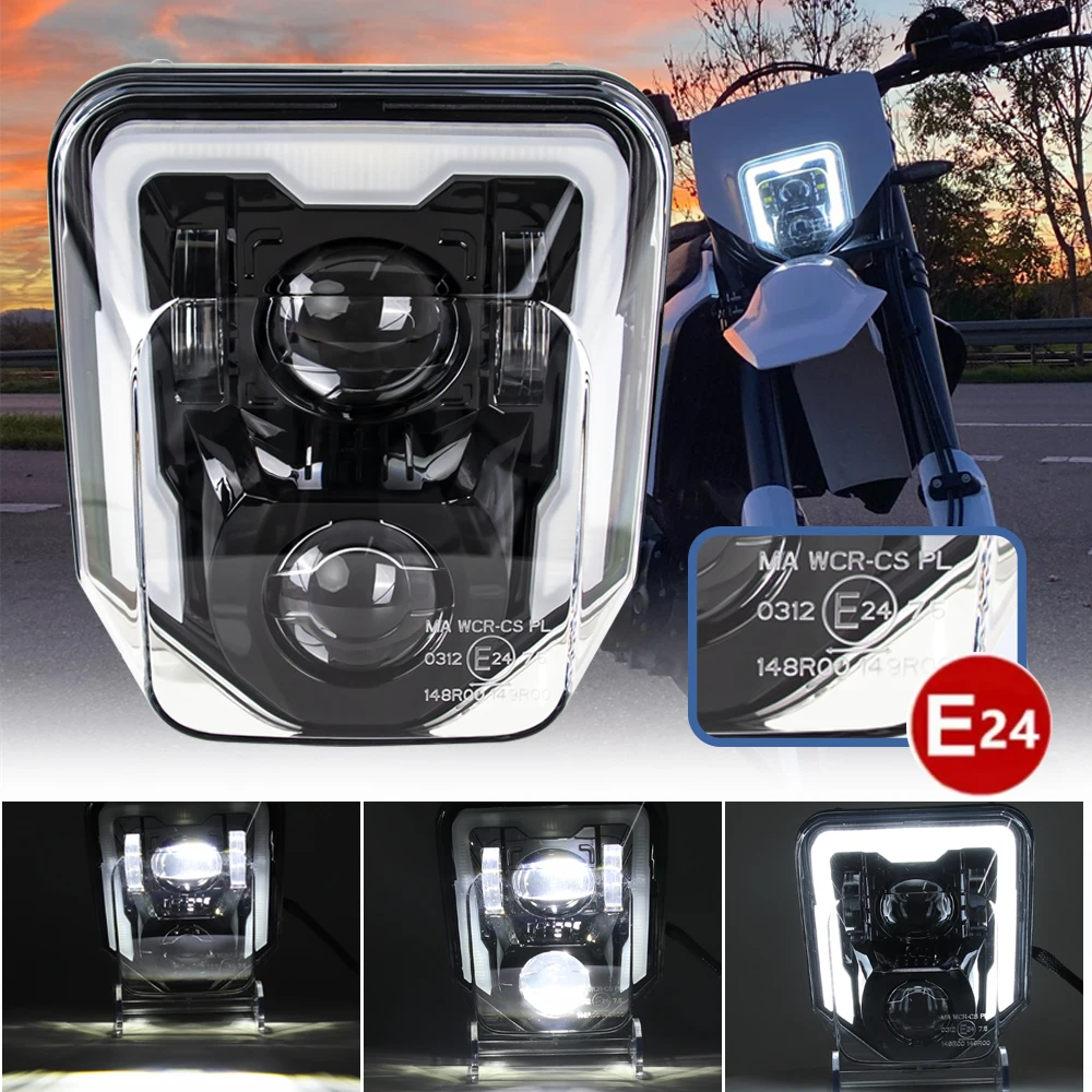 

Motorcycle LED Headlight For Husqvarna TE FE TC FC 125 250 300 350 450 501 701 250i 300i Enduro Dirt Bike Motorcycle Accessories