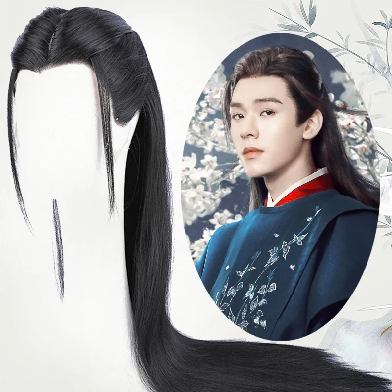 WORD OF HONOR Shan He Ling Wen Kexing Zhou Zishu Lace Front Cosplay Black Long Straight Costume Synthetic Hair + Free Wig Cap