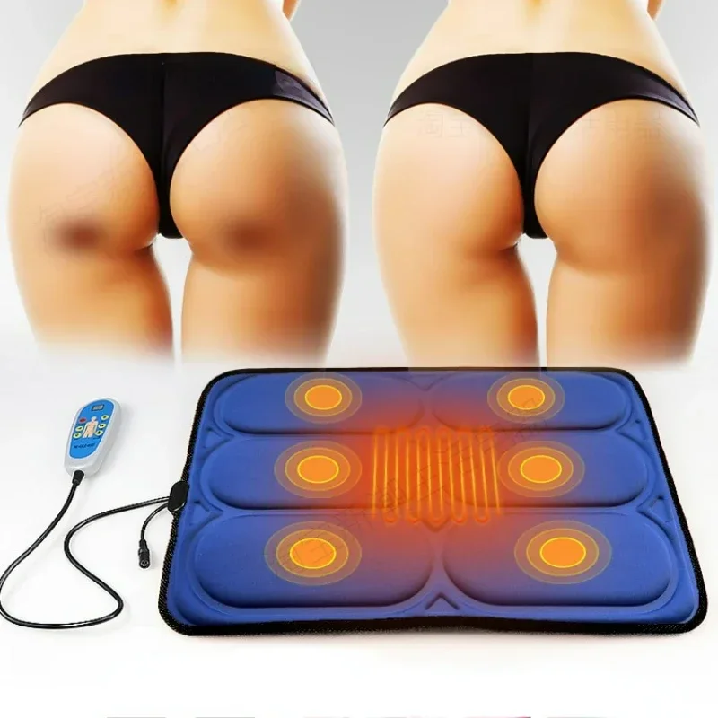 

Mobile MultiPart Massage Mat Lightweight Foldable Cushion for Car UseHeat and Vibration Comfort Pad for Buttocks Pain Relief