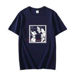 男性用のクラシックなプリントTシャツ,アーバンスタイルの生地,半袖の特大コットンTシャツ