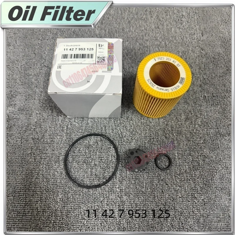 Oil Filter 11427953125 for BMW 1 (F20) 3 Touring (F31) 5 (F10) 5 (F11) X1 (E84) X5 X4 Z4 11427640862 11428683204