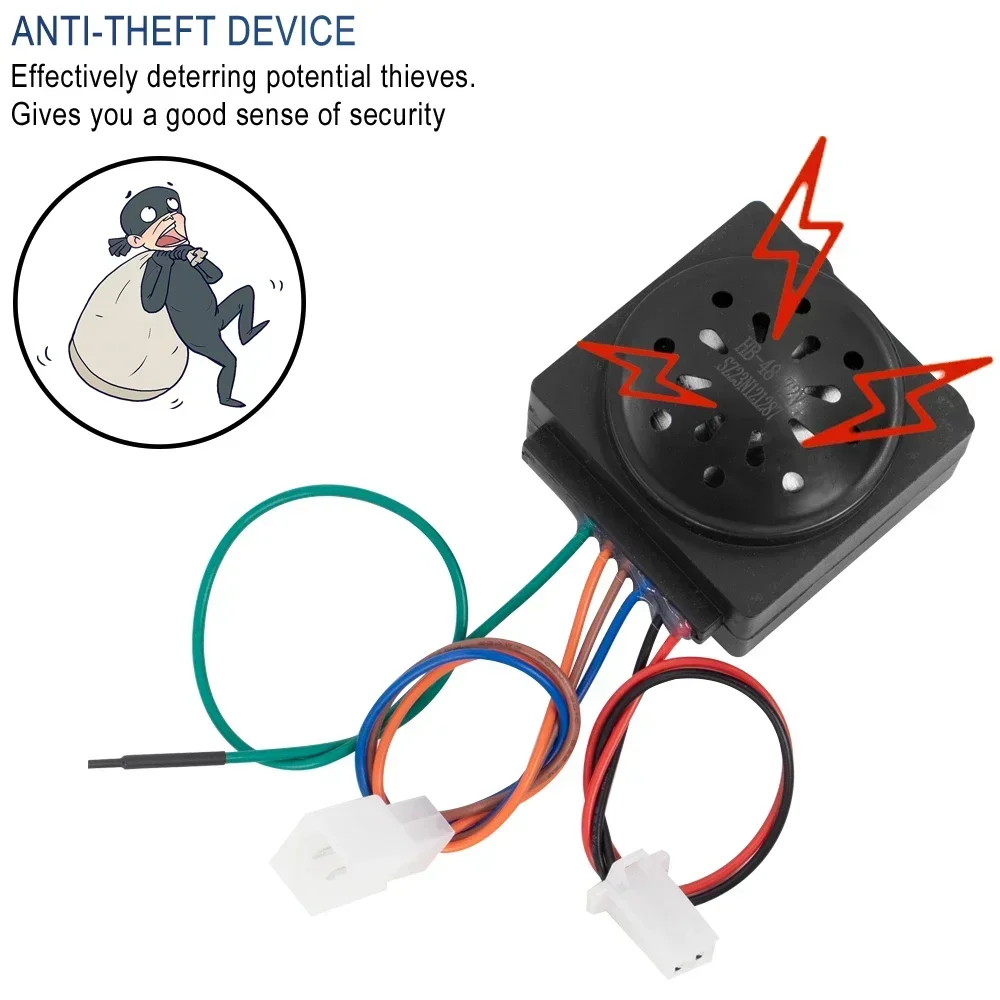 Electric Scooter 36V-72V Alarm One-key Start Anti-theft Device Remote Control Lock for Citycoco Modified Accessories Parts