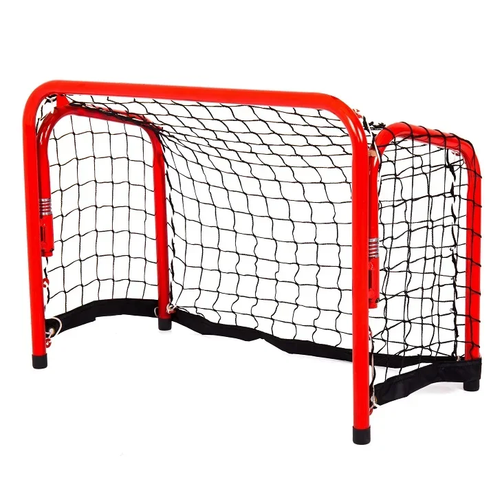 Rete da portiere da hockey per bambini con bersaglio portatile da hockey su ghiaccio fai-da-te, tuta di dimensioni mini per giochi per bambini