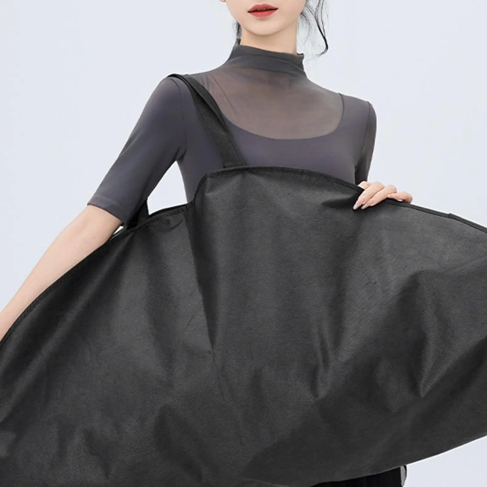 Ballet Tutu Dance Garment Bag Elegant Dress Up Storage Large Capacity Black Oxford Cloth for Designer Luxury Bag