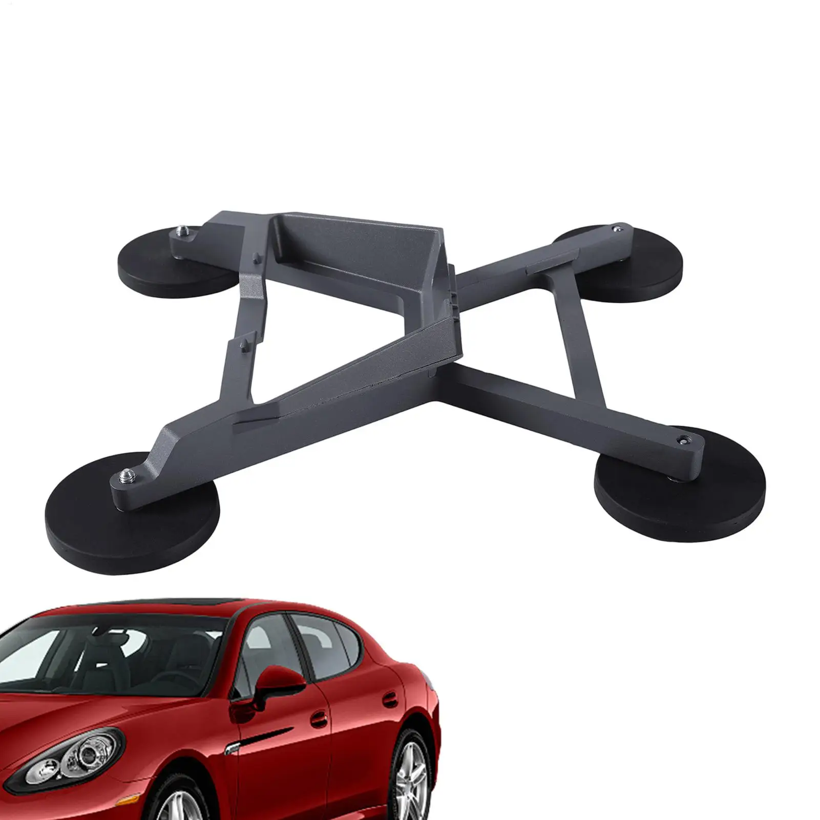 

For For Star Mini Sunroof Mount Aluminum Alloy Adjustable Magnetic Car Window GPS Tablets Holder For Laptop Phone Dashboard