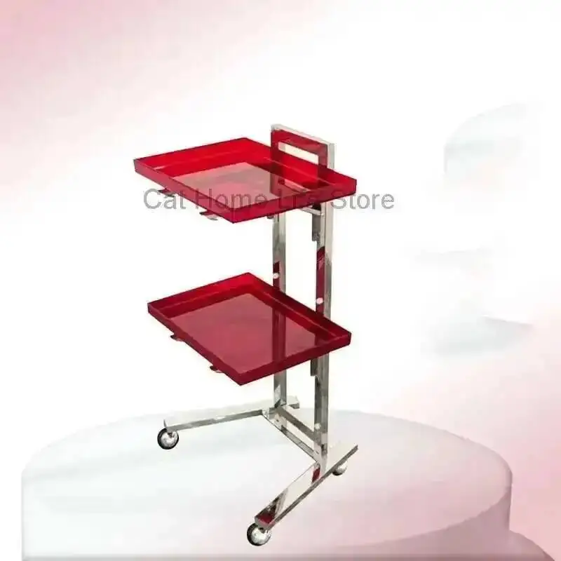 Drawers Salon Furniture With Beauty Trolley Aesthetic Rolling Storage Cart Foldable Roulette Welding Cosmetic Accessories Drawer