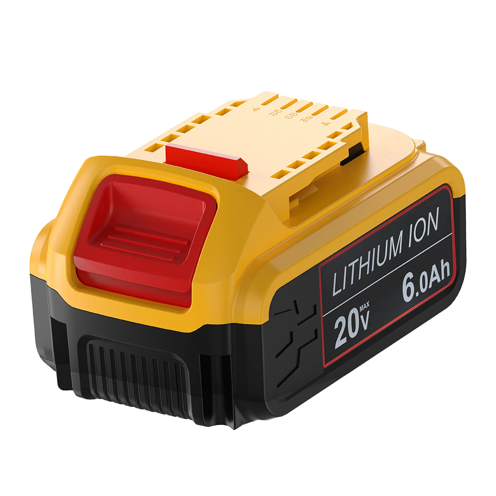 For Dewalt DCB200 DCB206 20V 6.0-Ah Durable Premium Lithium-Ion Battery Pack For Dewalt Power Tool Battery Hammer Drill 20V