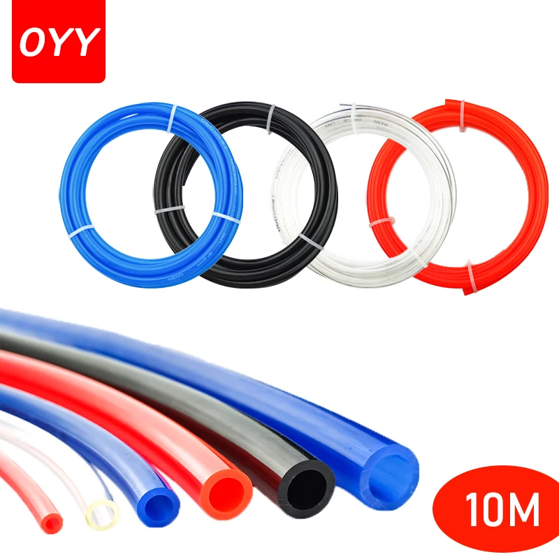 

10 Meter 8mm 6mm 4mm 10mm Air Hose Pneumatic Tube Pipe PU Hoses 12mm 14mm 16mm For Compressor Polyurethane Tubing 8x5mm 6x4 12x8