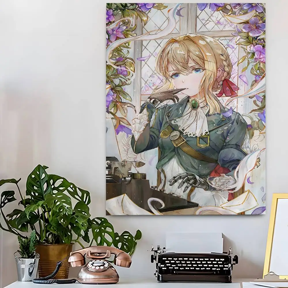 أنيمي البنفسجي Evergarden الكرتون نسيج البوهيمي الجدار المفروشات ماندالا الجدار شنقا ورقة #5