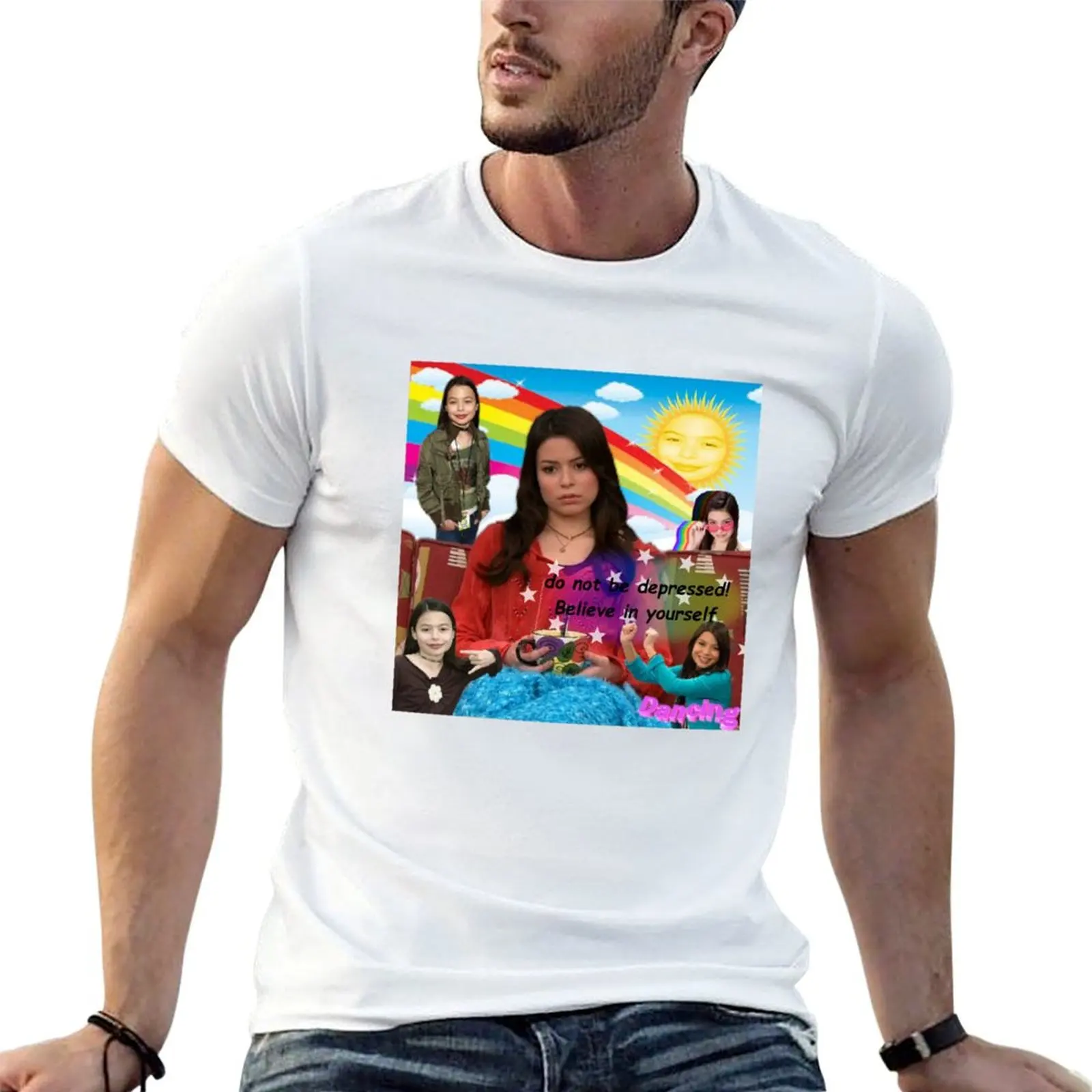 

not t do iCarly depressed!! cotton man cotton t man recommends Miranda Cosgrove T-Shirt shirts shirt be