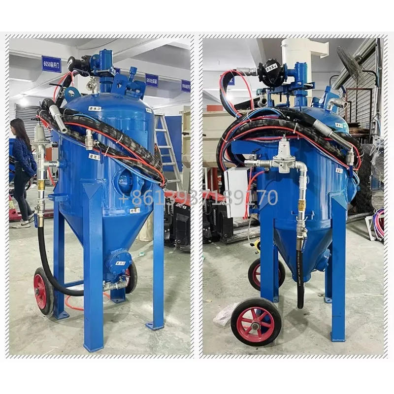 آلة السفع الرملي الرطبة ذات الضغط العالي آلة السفع الرملي المفتوحة المحمولة لإزالة الصدأ آلة السفع الرملي المائية الخالية من الغبار #2