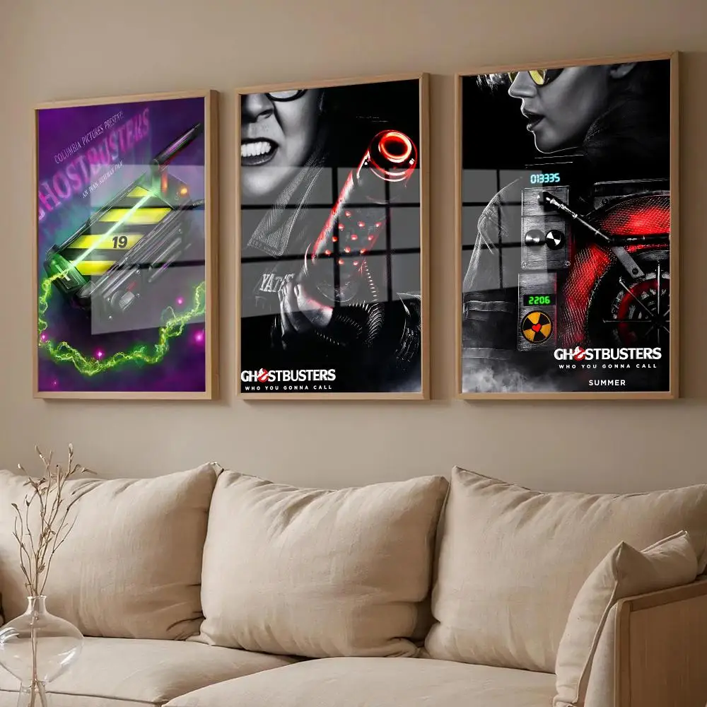 Retro Classic Ghostbusters-S Poster For Room Wall Art Decor Waterproof Stickers For Home Bar Bedroom Decoration