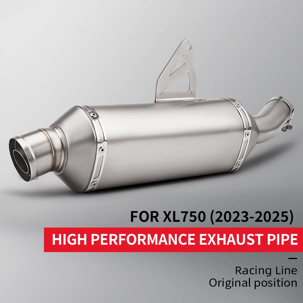 

For XL750 2023-2025 motorcycle exhaust systems stainless steel mid-link pipe Exhaust DB Killer muffler
