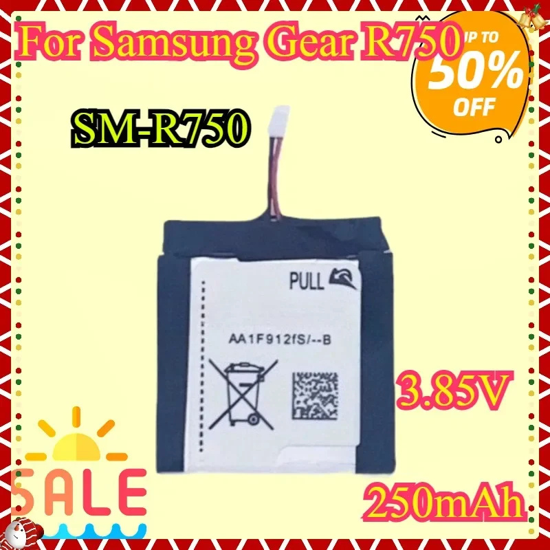 

New High Quality Replacement Battery for Samsung Gear S SM-R750 R750 AA1F912fS Smart Watch Batteries 250mAh