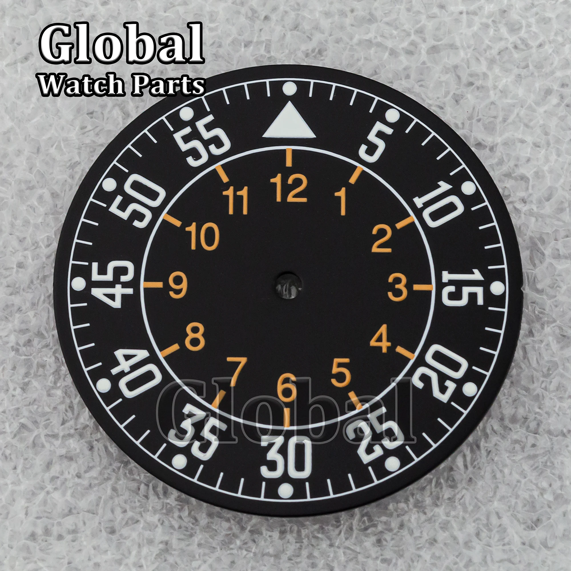 for Mark XX 36mm Watch Dial Green Luminous Watch Faces Mod Watch Dial Applicable NH35/NH36 Movement Dial High-end Watch Parts