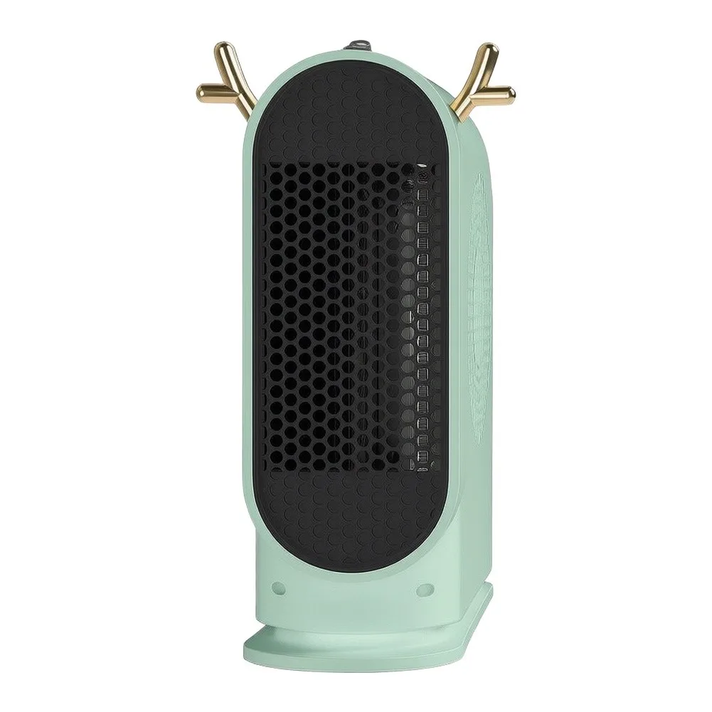 Compact Space Heater 26 26 10cm Desktop Design Energy Efficient Low Noise Portable Warmer for Apartment Study Area
