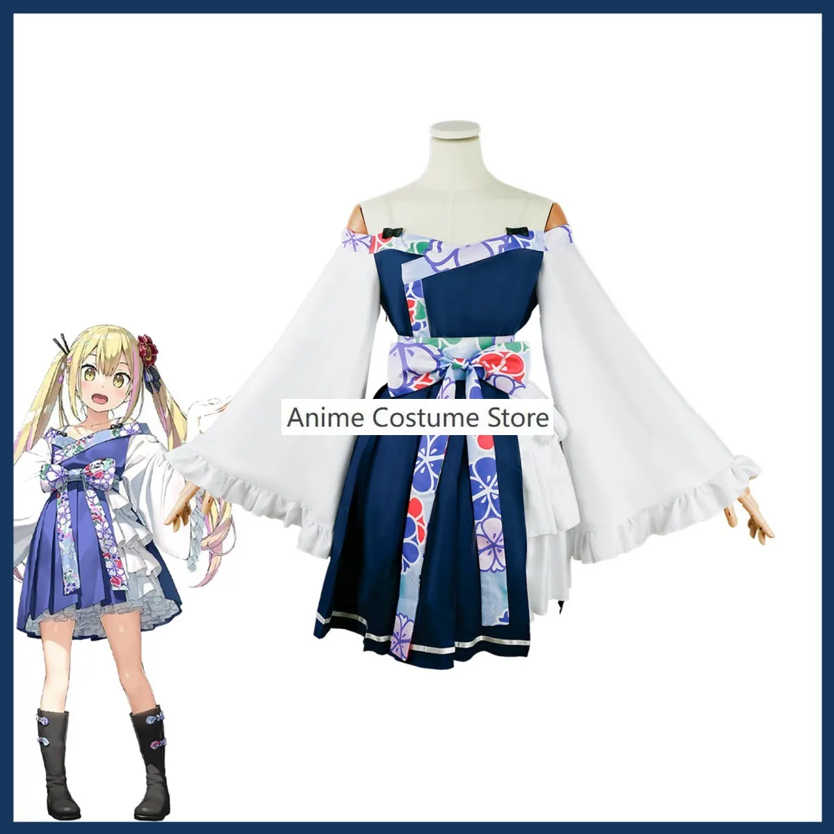 Anime Henjin No Salad Bowl Sara Da Odin Cosplay Costume Salad Bowl of Eccentrics  Sakura Festival Dress Woman Lovely Party Suit