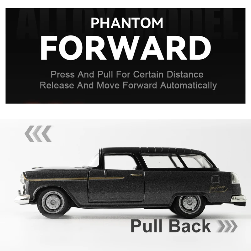 โมเดลรถ CadillacS วินเทจ ทำจากโลหะผสม 1:36 แบบดึงหลัง รถจำลองขนาดเล็ก สำหรับสะสม ของขวัญสำหรับเด็ก