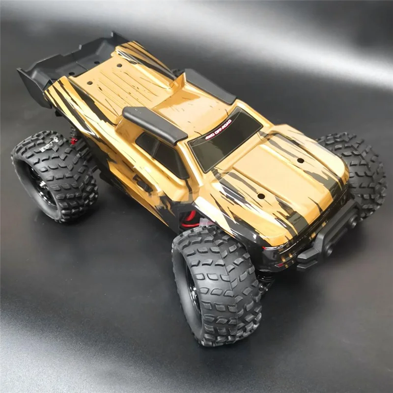 4 Uds. Llanta de rueda de Metal de goma de 82Mm hexagonal de 12Mm para coche MJX H16 16207 16208 16210 HBX 16889 SG1601 SCY 16101 1/16 RC