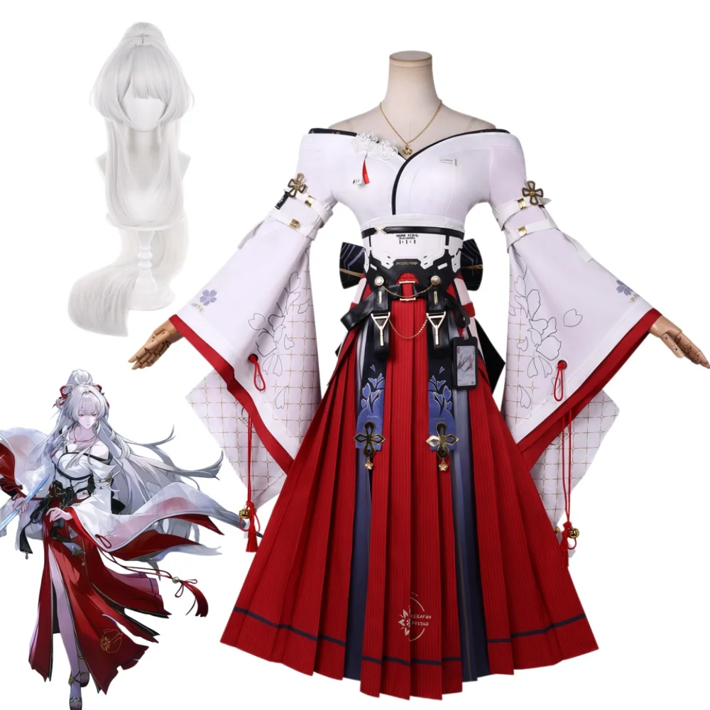 Game Wuthering Waves Hiyuki Cosplay Costume Full Set Outfits Wuwa Hiyuki Cosplay Costume Uniforms