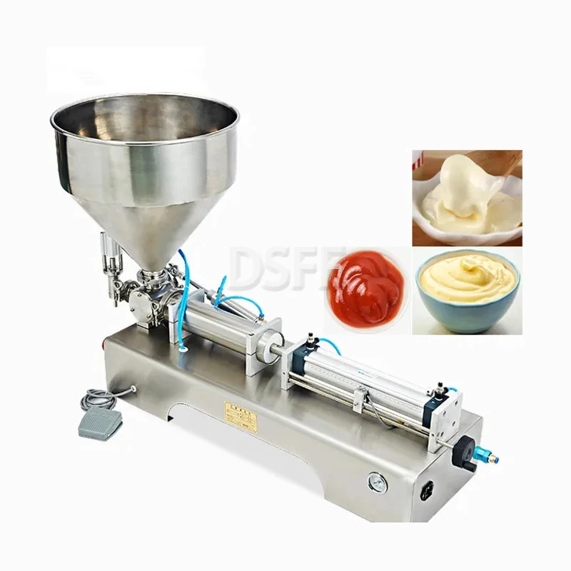 

2025 Новая машина для упаковки соевого соуса большой емкости, масла, меда, поршневого типа, паста, жидкость, машина для наполнения двойного назначения