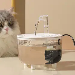 Pet Water Dispenser Cat Waterer Dog Bowl Noise-Free Car Water Bowl Dog Water Dispenser Pet Water Fountain Auto Cycle Filtering