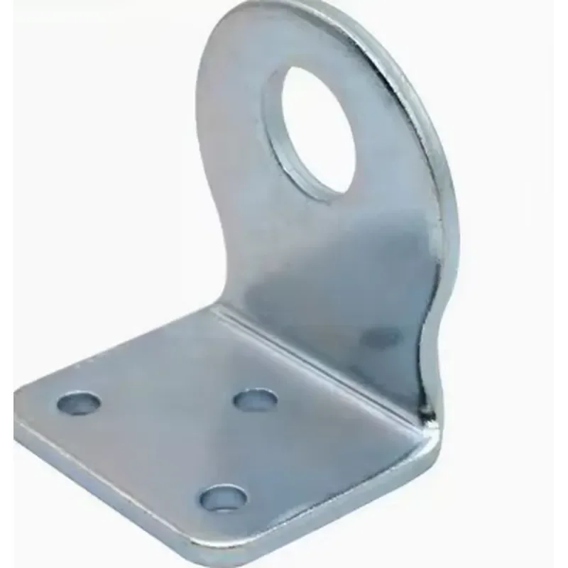 Wholesale Nickel-plated Iron L-shaped Corner Brackets, 90-degree Electroplated Connectors