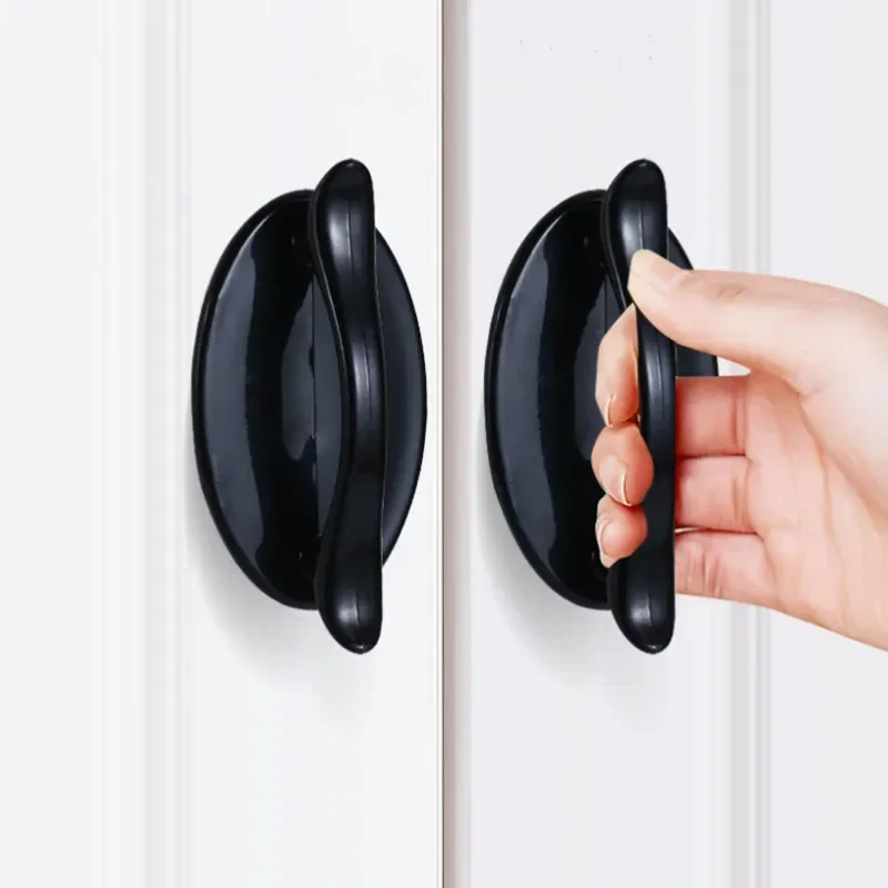 1 Pc Modern Minimalist Handle Door and Window Adhesive Auxiliary Handle Kitchen Cupboard Door Pulls Drawer Knobs Home Decoration