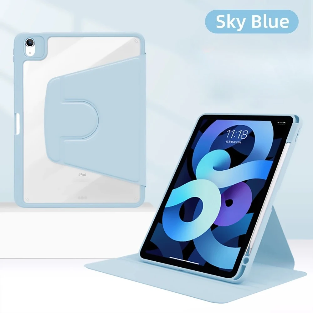 360° Rotation Acrylic Case for iPad Air 11 M4 2026 Tablet Sh