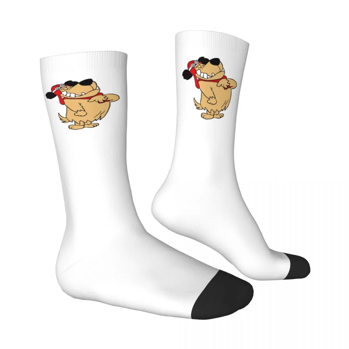 Casual Muttley Muttley Cartoon Laughing Laugh Dog Unisex Winter Socks Warm Happy Socks Street Style Crazy Sock