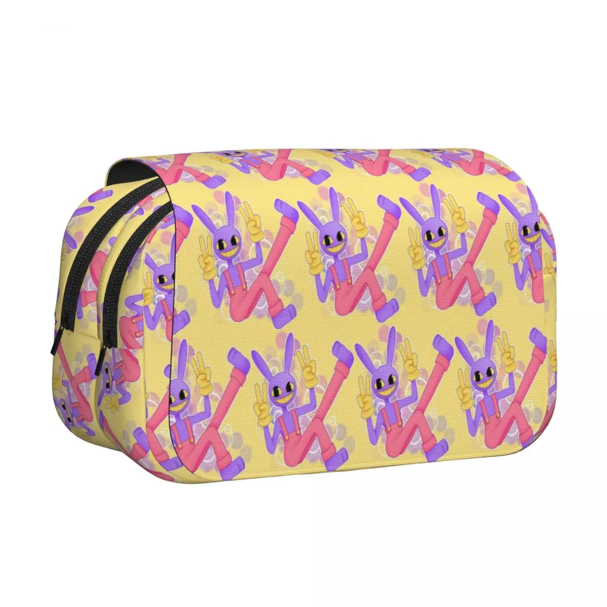 Jax The Amazing Digital Circus Pencil Case Pencil Pouch Hard Shell Leather Large Capacity Pen Box Pencil Bag for Boy Girl School