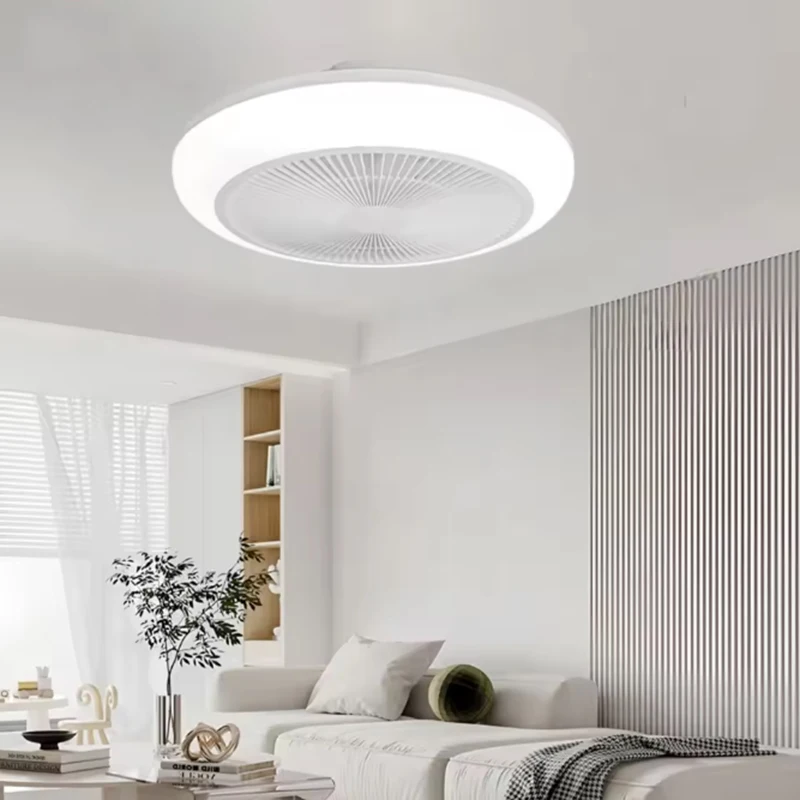 

Modern Simple LED Ceiling Fan Light New Sealed Smart Living Room Bedroom home Decoration Electric Fan Lamp