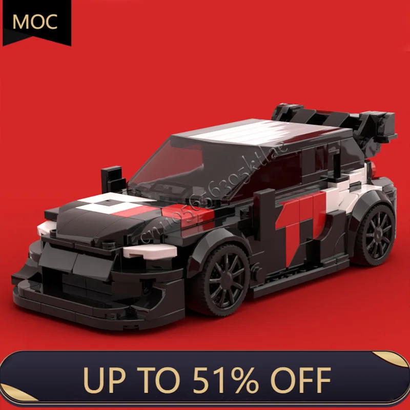 

322 шт. 2025MOC, серия скоростных соревнований, WRC, гоночные строительные блоки, модель DIY, креативные технологии, кирпичи, игрушки, детские праздничные подарки