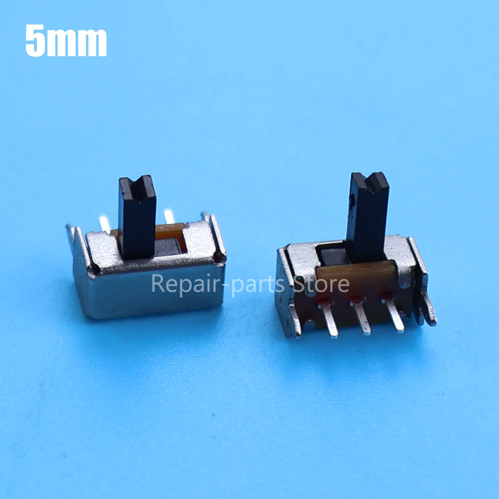 20/50/100 SK12D07VG SK12D07 تبديل التبديل 3PIN PCB 1P2T الشريحة التبديل مقبض مصغرة الشريحة التبديل مقبض جانبي عالية 2/3/4/5/6/7 مللي متر