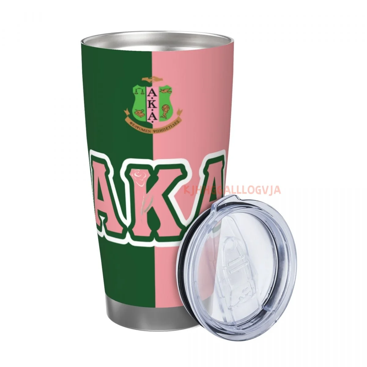 كوب قهوة حراري معزول من الفولاذ المقاوم للصدأ سعة 20 أونصة من AKA مع غطاء بهلوان لزجاجة السيارة والمكتب والمنزل