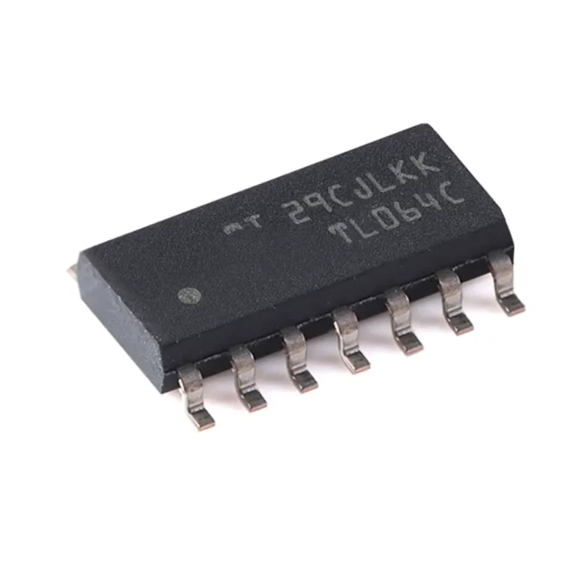 

TL064C TL064CDR SOIC14 SOP14 НОВЫЙ Оригинальный операционный усилитель с FET-входом 3.5V/us 3mV 30pA 1МГц, квадрополярный операционный усилитель JFET, 4-канальный усилитель TL064CDR