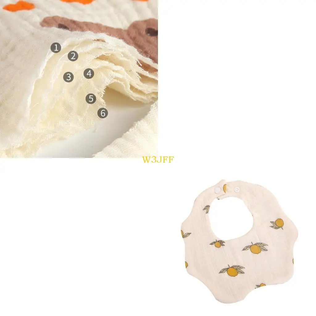 

W3JF Baby Bandana Drool Bibs Cotton Bibs for Boys Girls Newborn Infant for Drooling