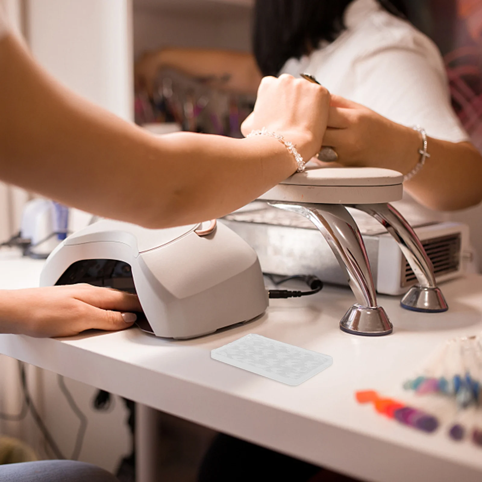 Embossed 3D Nail Charm Silicone Mold DIY Nail Art Decoration Mold Manicure Bohemian Style Clay Molds for Crafts