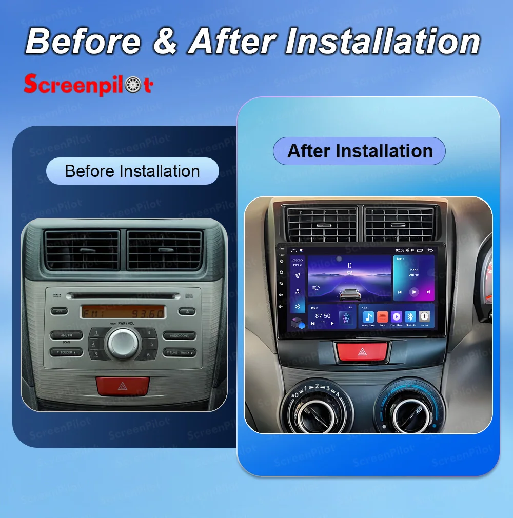 Android 16 Car Radio Stereo Head Unit For Toyota Avanza 2010-2016 Multimedia Video Player GPS Navigation Touch Screen BT Car GPS