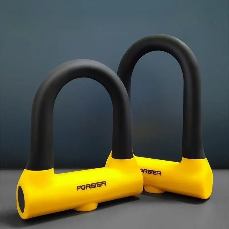 Waterproof Durable Bike U Lock Mountain Bike Road Bike Padlock Anti-theft Security Scooter Motorcycle Bike Lock Bike Accessories