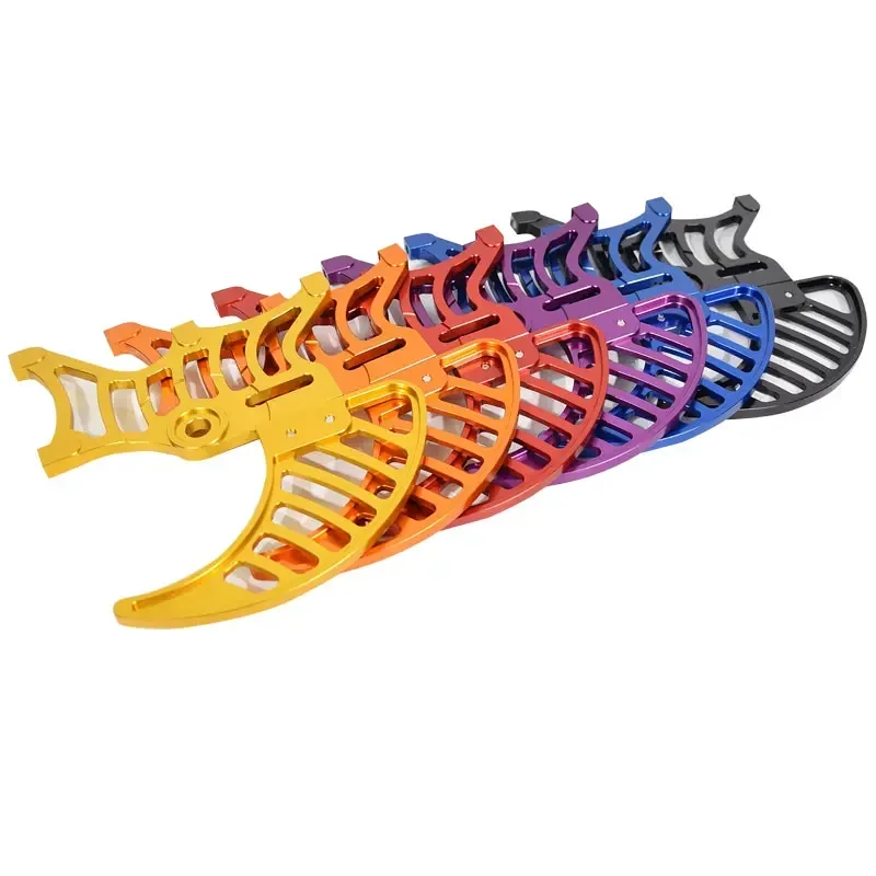 Nuevo Soporte de Caliper Trasero para Light Bee X, Segway X160, X260, Talaria Sting, Soporte Doble de Caliper, Protector de Disco de Freno Tipo Aleta de Tiburón, Aleación