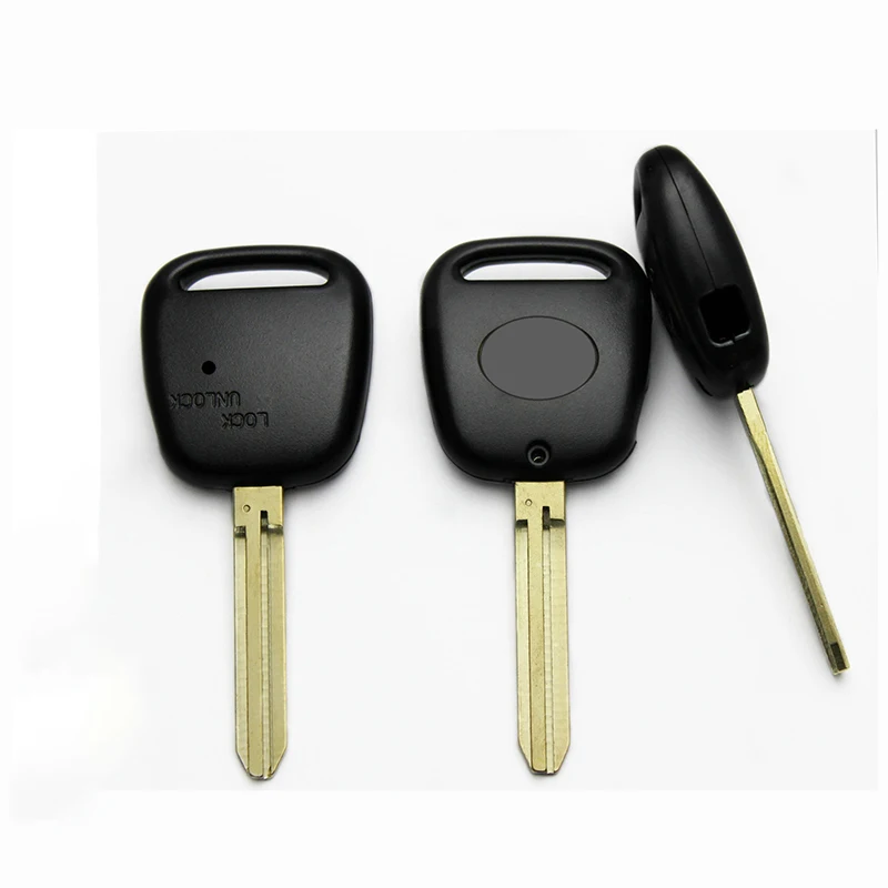 1/2 Side Button Remote Key Shell For Toyota Carina Estima Harrier Previa Corolla Celica Key Case TOY48 TOY43 Blade
