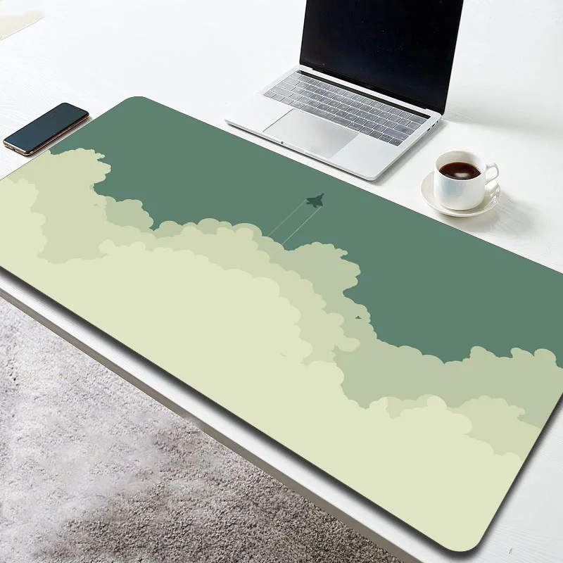 800x300 Large Size Aircraft Minimalism Art Mouse Pad Notebook Keyboard Natural Rubber Desk Mat XL Waterproof Mousepad Pc Cushion