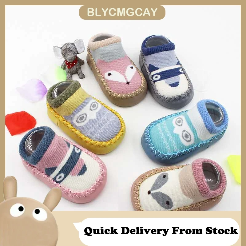 0-24Months Baby Toddler Socks Soft Bottom Non-slip Baby Footwear Cartoon Children Floor Socks