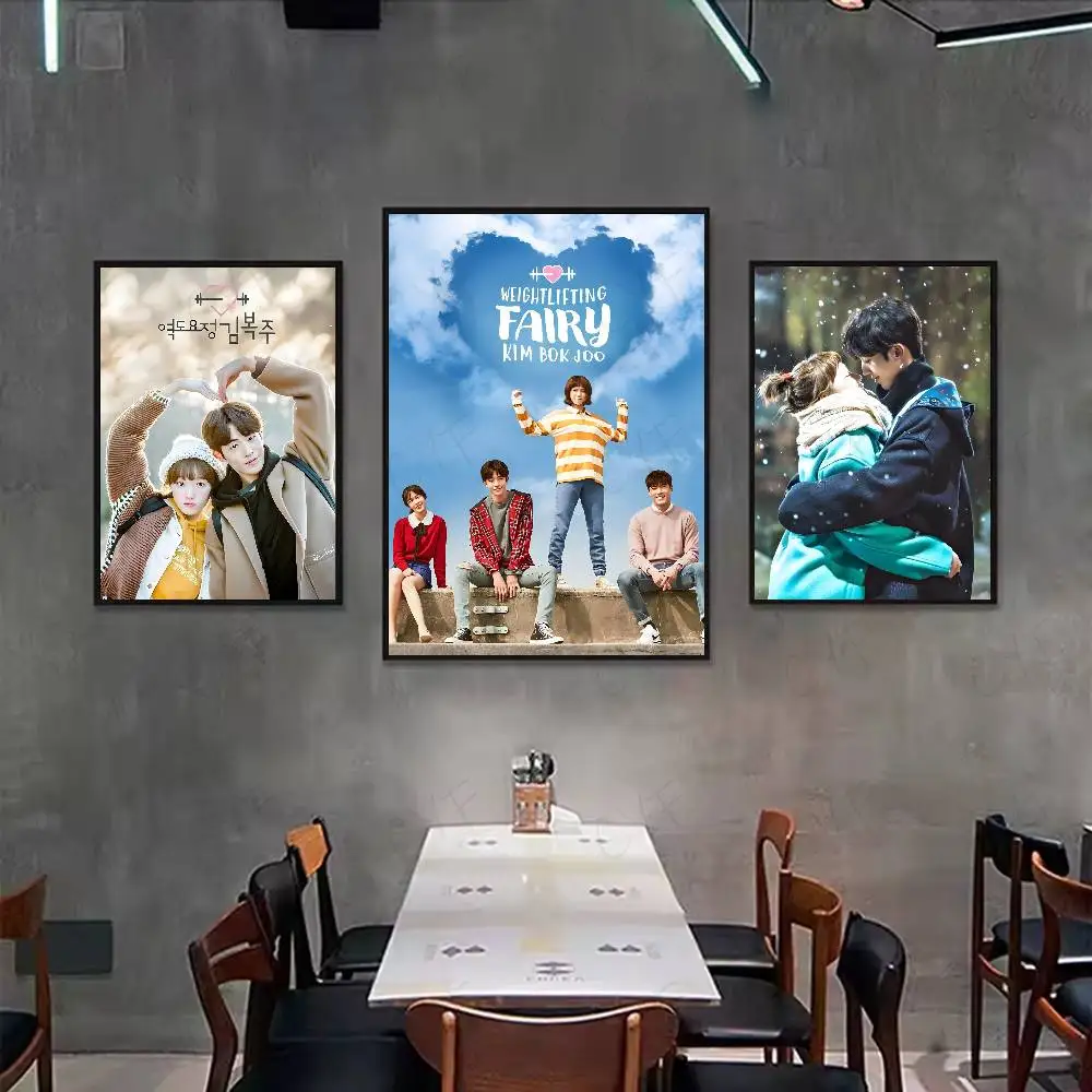 Weightlifting Fairy Kim Bok-jo Poster Wall art print art suitable for living room bedroom bar parlor home decor gift