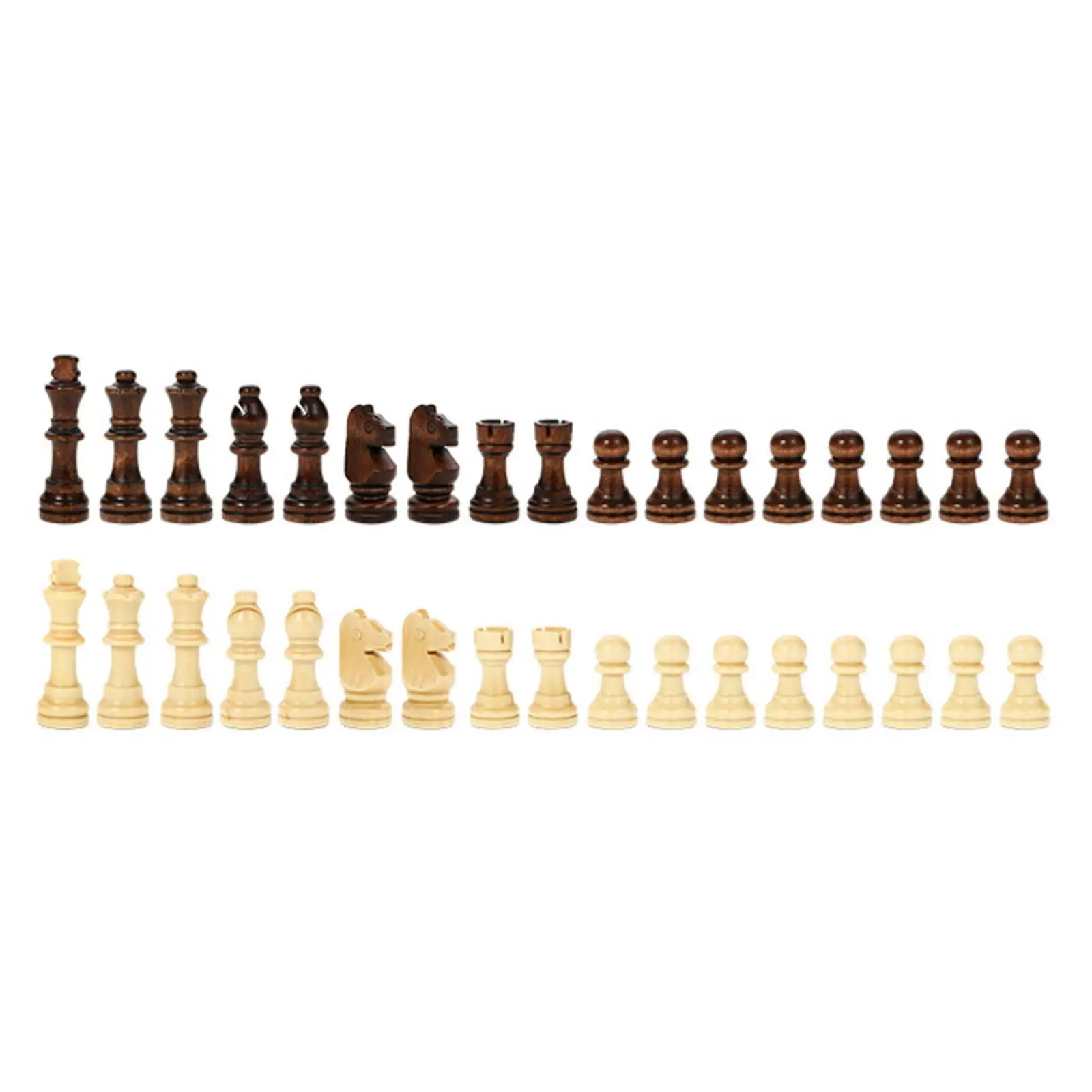 Foldable Magnetic Chess Board Set 29x29cm Interior Storage Family Game