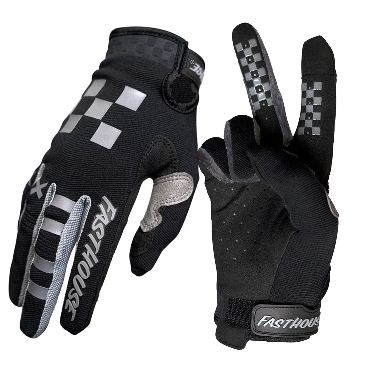 FASTHOUSE Motorcycle Gloves Leather Guantes Moto Verano Estivi Luvas Ciclismo Gant Cycling Gloves Tactical Retro