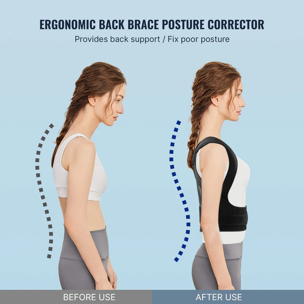 1pc New Brace for Upper and Lower Back Pain Relief, Adjustable and Fully Back Support Improve Back Posture and Lumbar Support