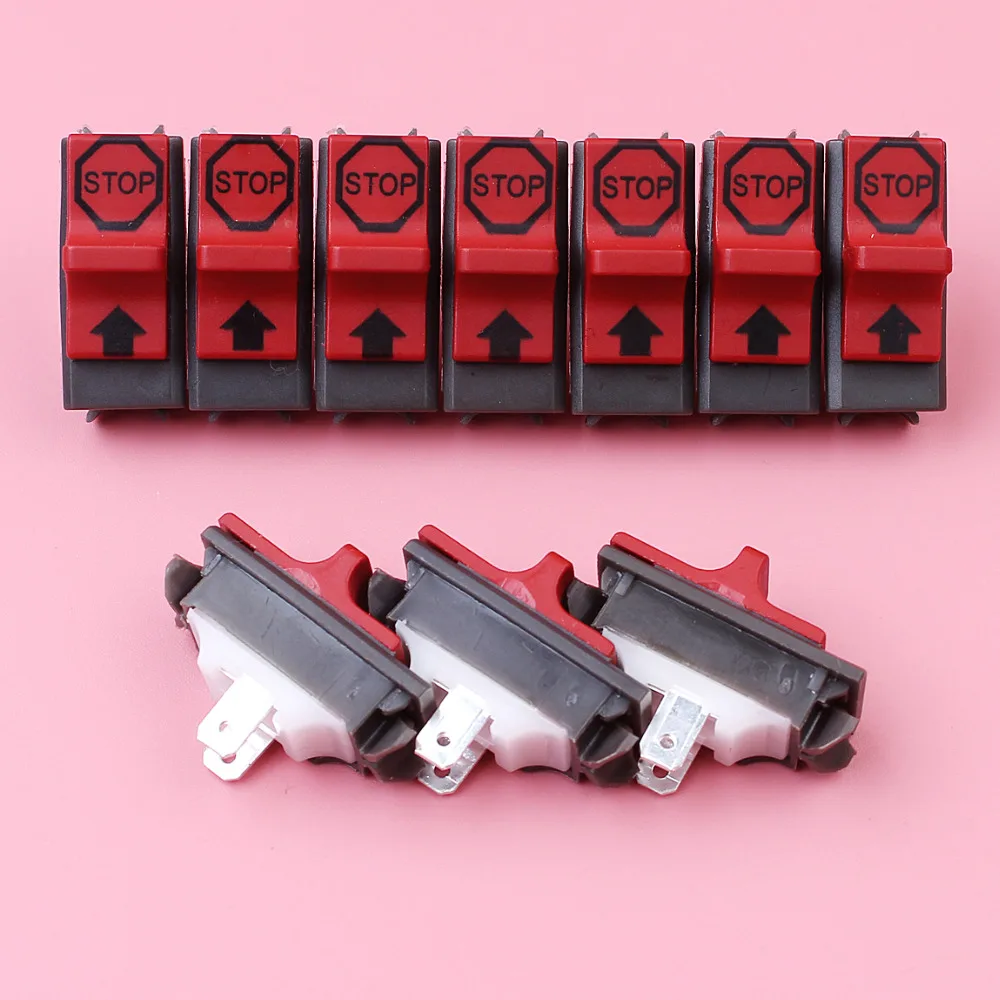 

10pcs/lot On Off Stop Switch For Husqvarna 44 362 365 371 372 336 339XP Chainsaw Spare Replacement Part