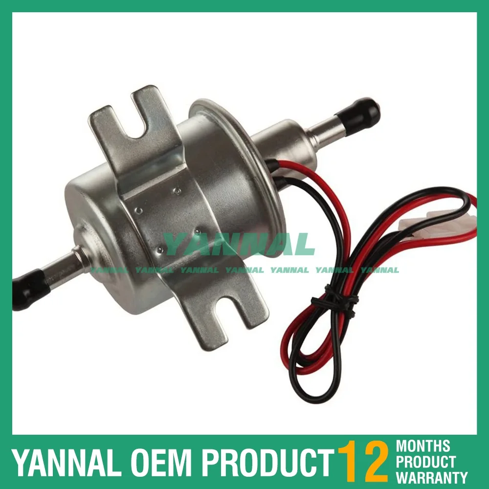 Long Time Aftersale Service Universal 12V 2.5-4 PSI Gas Inline Low Pressure Electric Fuel Pump HEP02A